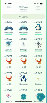 2. Ultra Shiny Collector Account (100+) [Red Team] Legendary/Event