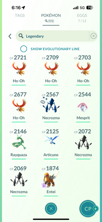 2. Ultra Shiny Collector Account (100+) [Red Team] Legendary/Event