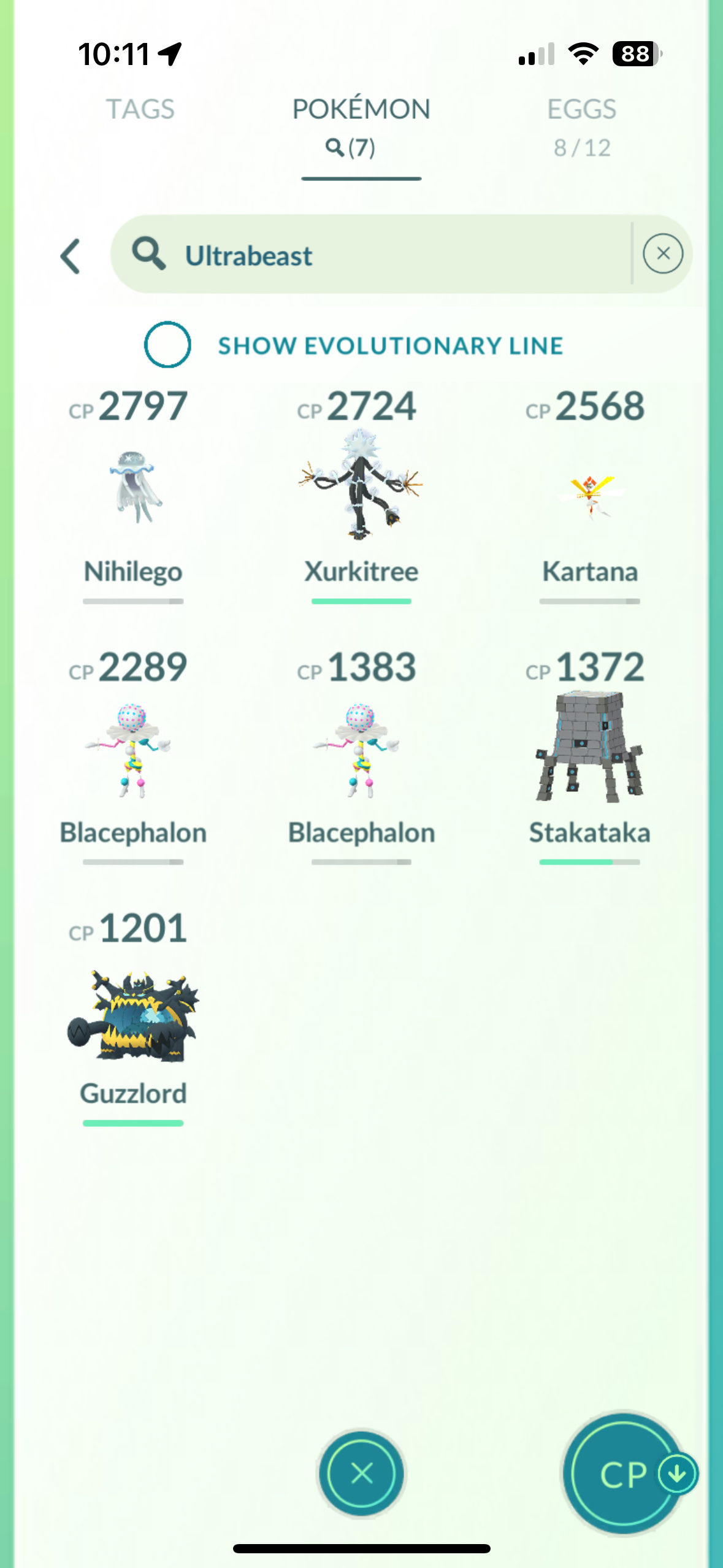 1. Ultra Shiny Collector Account (100+) [Blue Team] Legendary/Event/Background