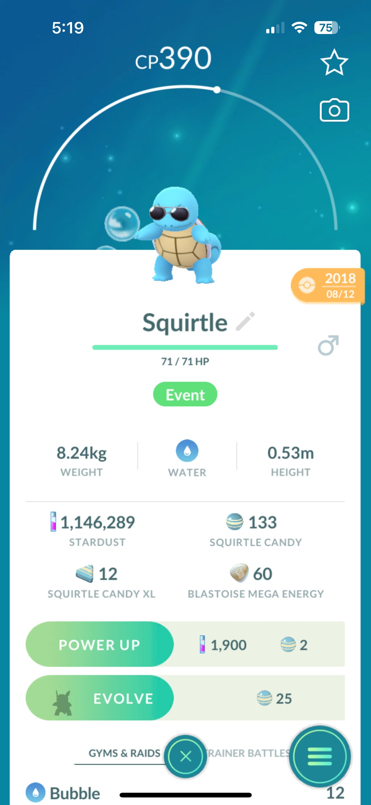 Squirtle with Sunglasses "EVENT"