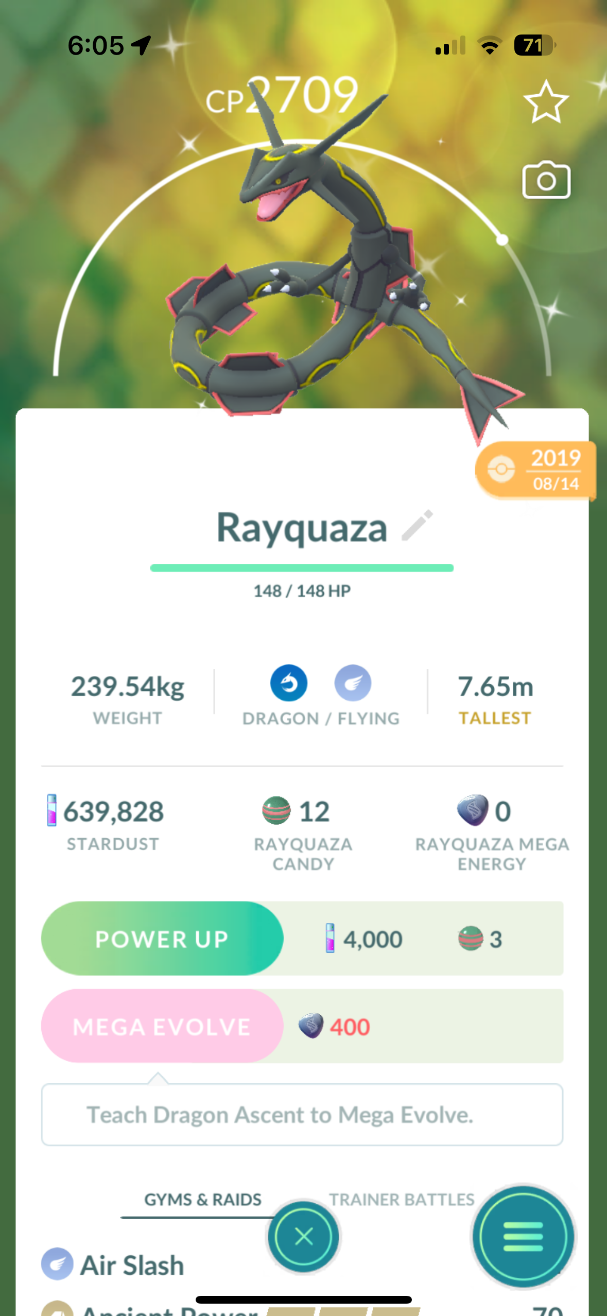 Shiny Rayquaza "SHINY" "LEGENDARY