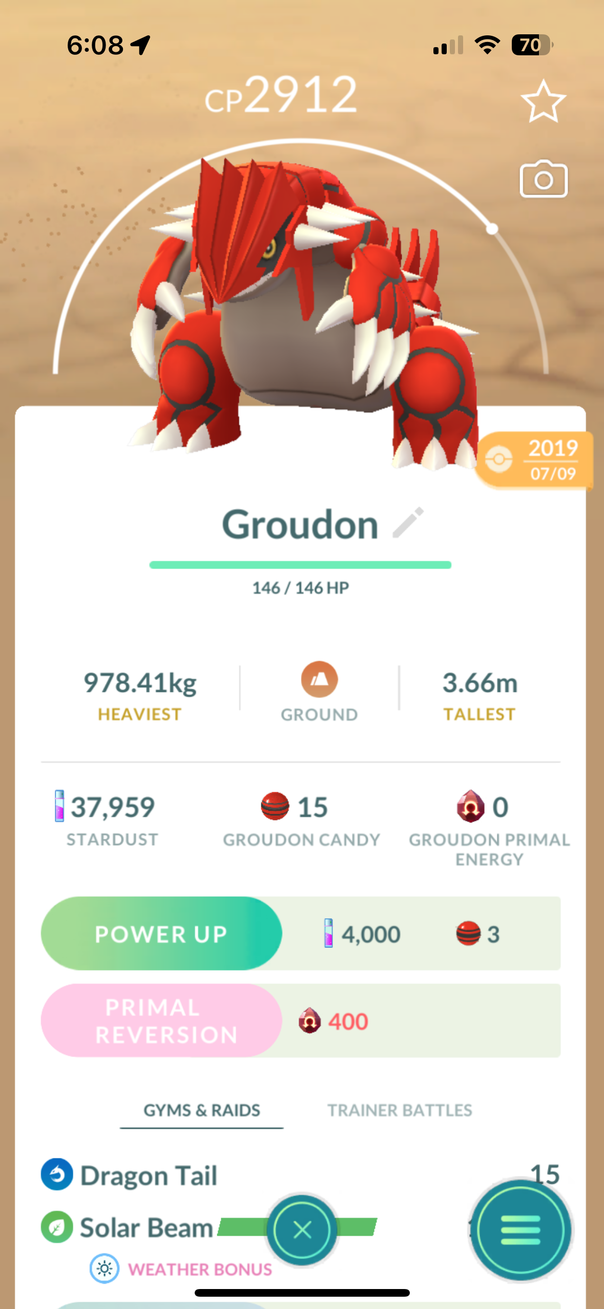 Groudon "LEGENDARY"