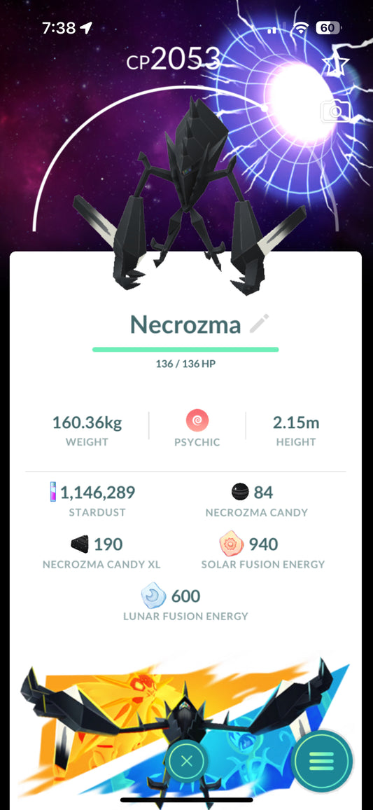 Necrozma w/ Background (Portal) "LEGENDARY" "BACKGROUND"