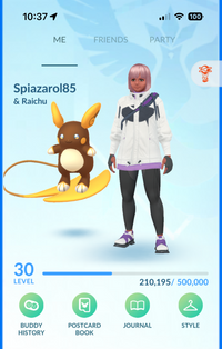 Mini PTC Account with Alola Raichu - 19 Shiny - Necrozma Background