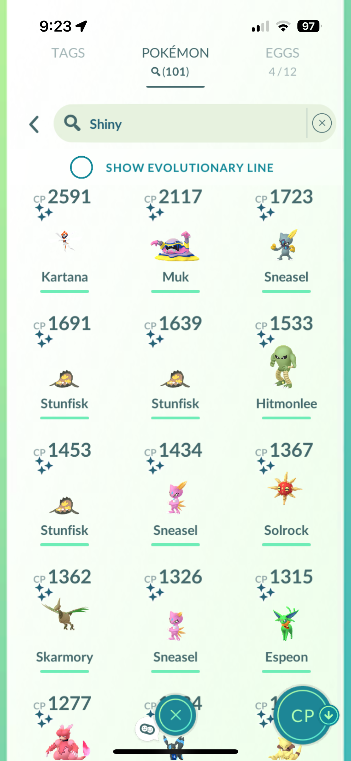 4. Ultra Shiny Collector Account (100+) [Blue Team] Legendary/Event/Background