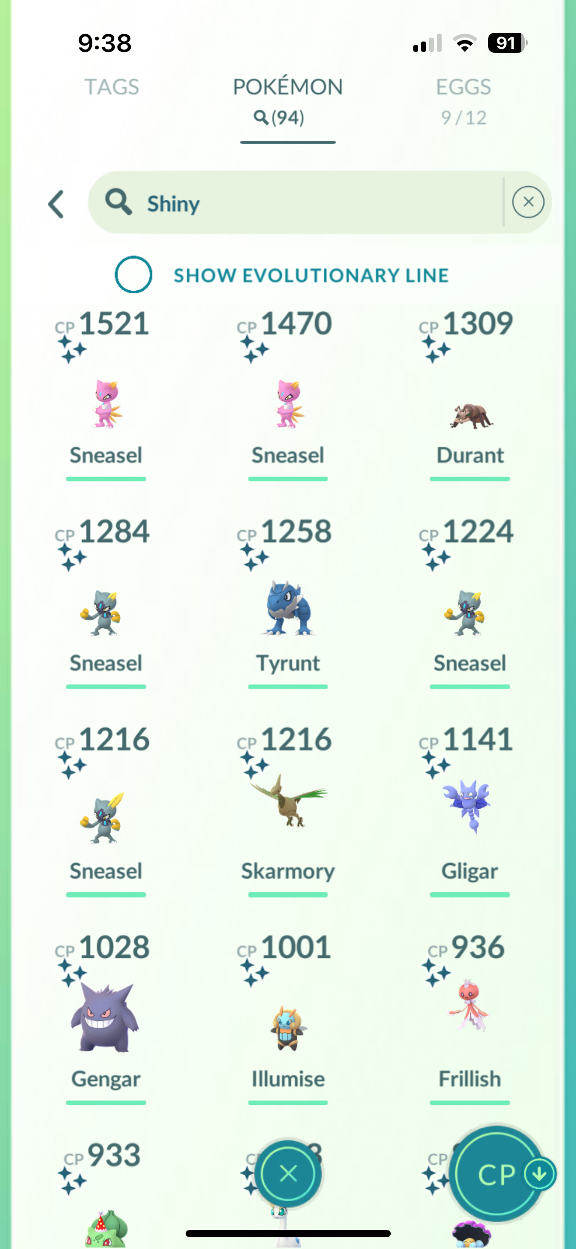 3. Mega Shiny Collector Account (90+) [Blue Team] Legendary/Event/Background