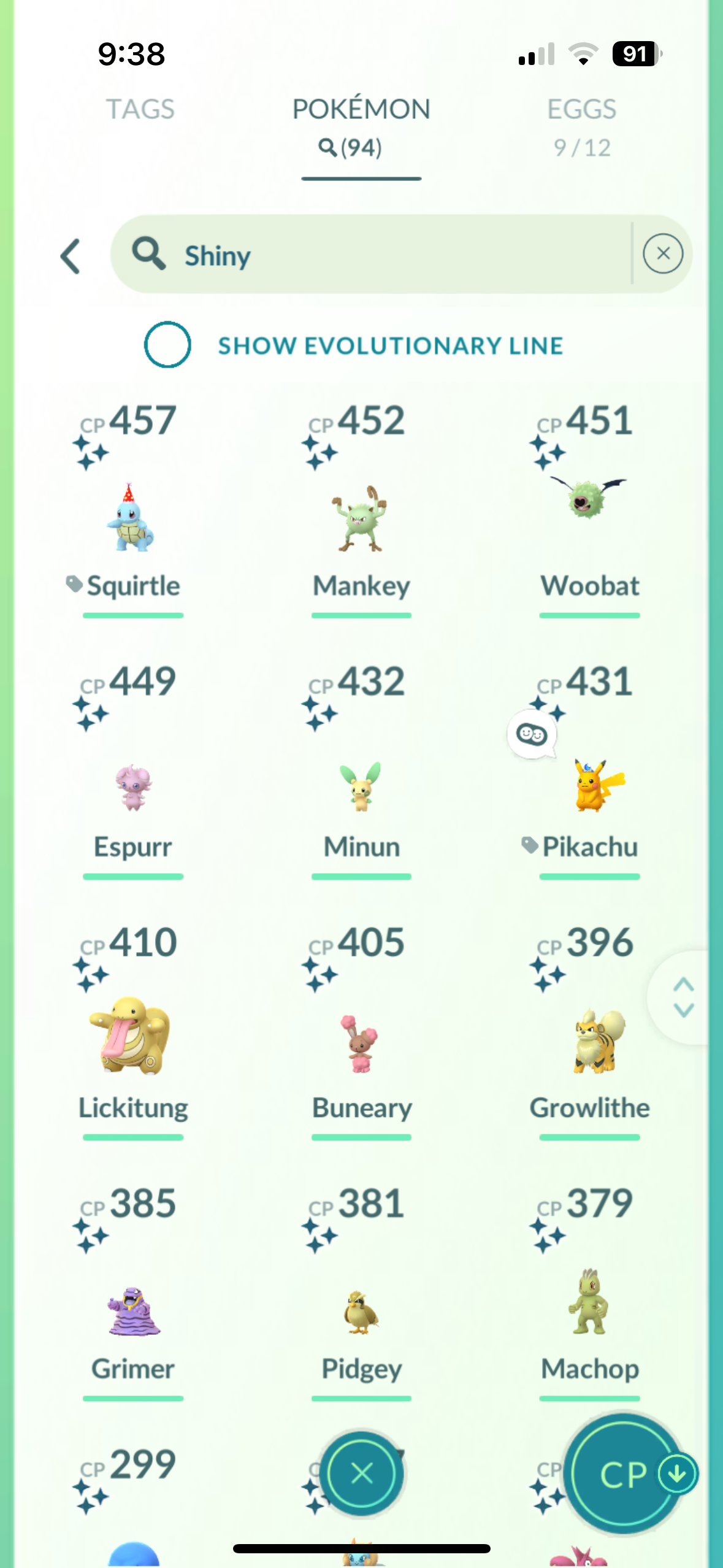 3. Mega Shiny Collector Account (90+) [Blue Team] Legendary/Event/Background