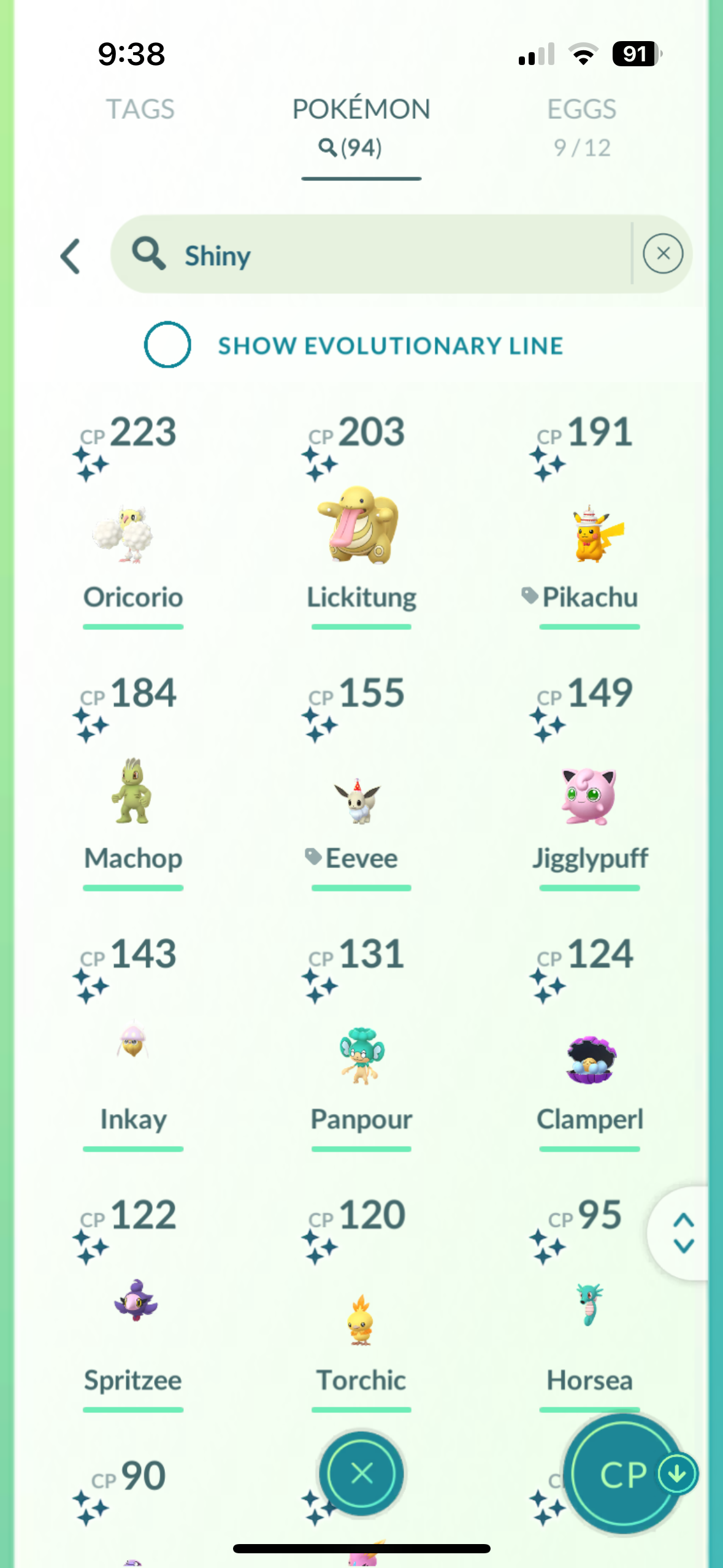 3. Mega Shiny Collector Account (90+) [Blue Team] Legendary/Event/Background