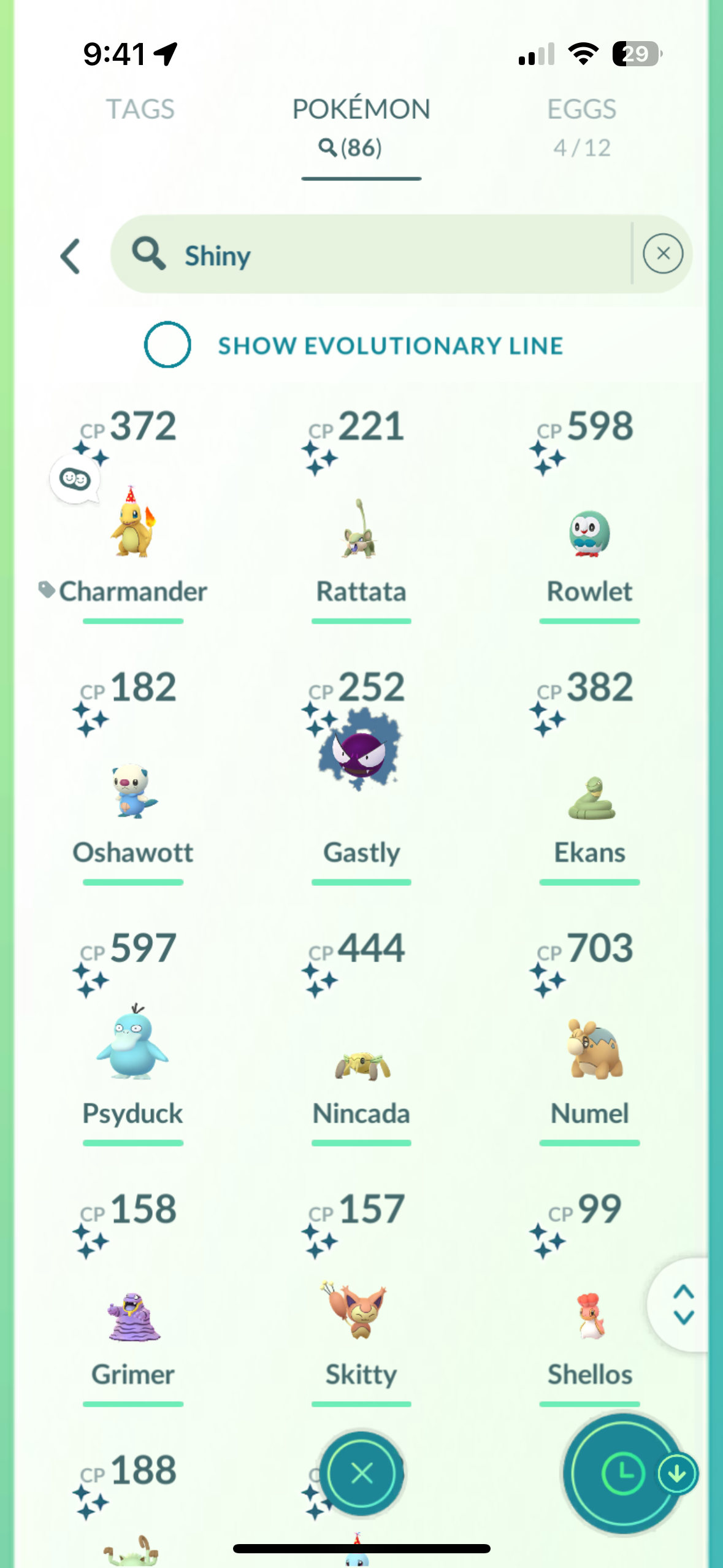 7. Mega Shiny Collector Account (80+) [Blue Team] Legendary/Event