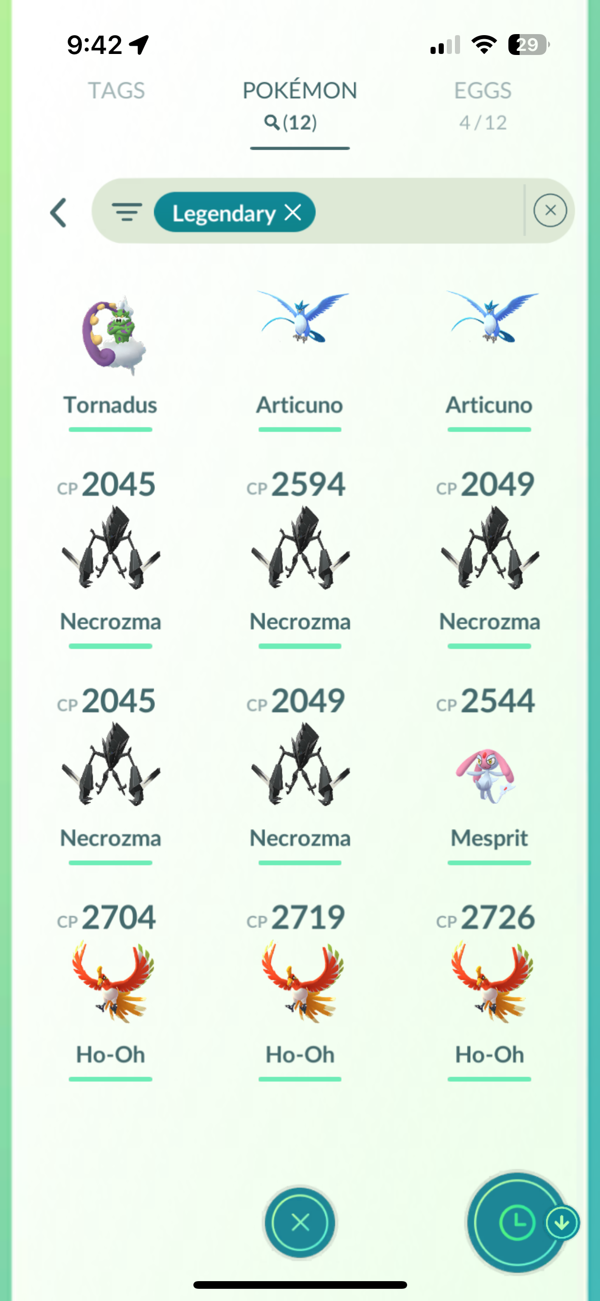 7. Mega Shiny Collector Account (80+) [Blue Team] Legendary/Event