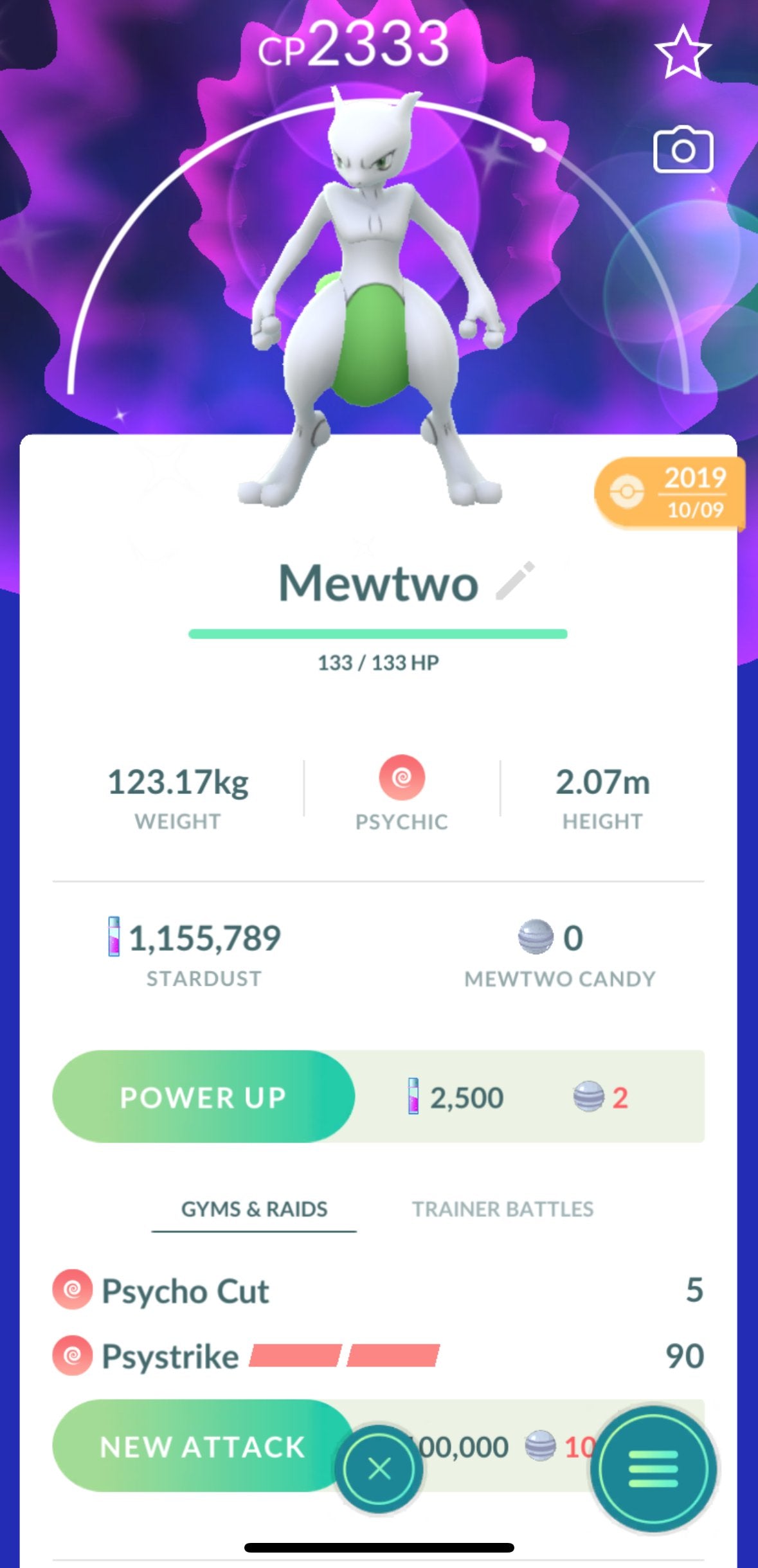 Mewtwo "SHINY" "LEGACY" "LEGENDARY"