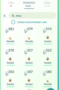 Account 1 - Shiny Collection [Red Team] - Pokemon GO