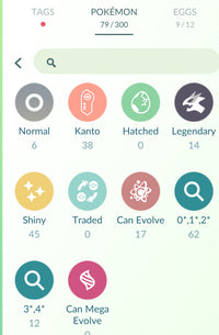 Account 1 - Shiny Collection [Red Team] - Pokemon GO