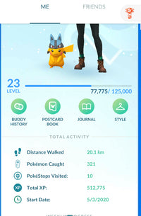 Old Account [Blue Team] - Pokemon GO Events/Legendary/Mewtwo/Shiny