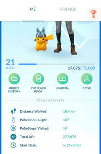 Account 3 - Shiny Collection [Blue Team] - Pokemon GO