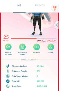 Account 6 - Shinies/Rares/High CP [Red Team] - Pokemon GO