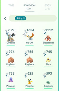 Account 6 - Shinies/Rares/High CP [Red Team] - Pokemon GO