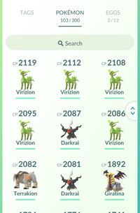 Account 7 - Shinies/Rares/High CP [Blue Team] - Pokemon GO